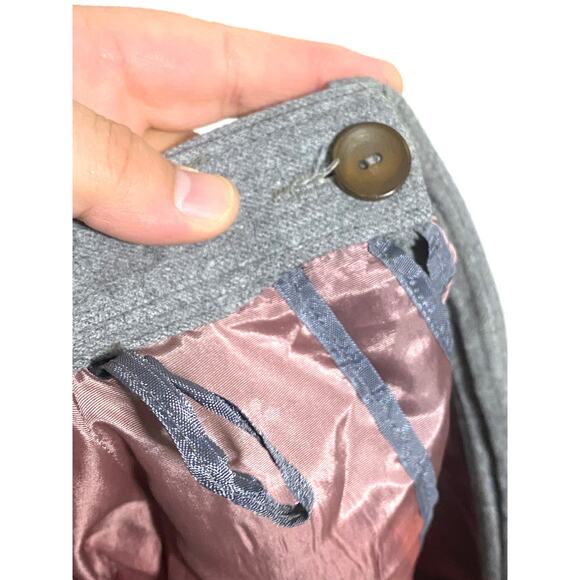 Vintage Pendleton Gray A Line Skirt Wool USA Pockets Womens 16 Waist 29 Inches - Picture 5 of 10